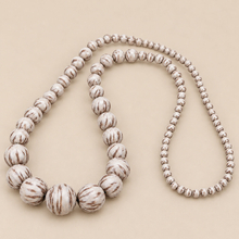 Castaway Lola and Luna Look - White Coconut Palm Wood Jewellery Set - alternate image 1