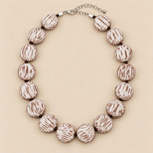 Castaway Lucy and Disc Look - White Coconut Palm Wood Jewellery Set - alternate image 1
