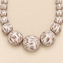 Castaway Lola and Luna Look - White Coconut Palm Wood Jewellery Set - alternate image 2