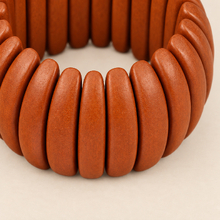 Suede Wooden Elastic Viva Bracelet - alternate image 3