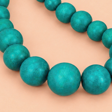 Turquoise Lola Long Graduated Wooden Beads Necklace - alternate image 3
