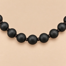 Black Single Lady Long Wooden Necklace - alternate image 3