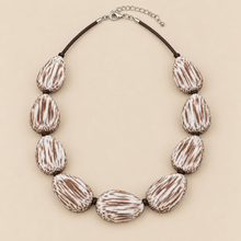 Castaway Meadow Layers Look - White Coconut Palm Wood Jewellery Set - alternate image 3