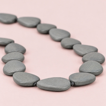 Shady Grey Stephanie Flat Drops Long Wooden Necklace - alternate image 4