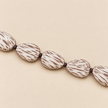 White Coconut Palmwood Stephanie Flat Drops Long Necklace - alternate image 4