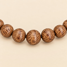 Natural Coconut Palmwood Lola Long Graduated Beads Necklace - alternate image 4