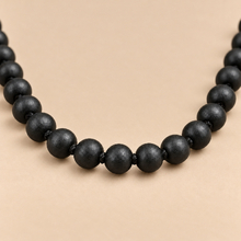 Black Single Lady Long Wooden Necklace - alternate image 4