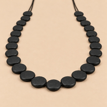 Black Lucinda Disks Long Necklace - alternate image 4