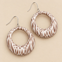 Castaway Xena and Hoop Look - White Coconut Palm Wood Jewellery Set - alternate image 4