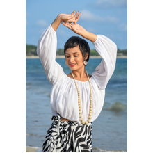 Castaway Lola and Luna Look - White Coconut Palm Wood Jewellery Set - alternate image 5