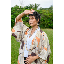 Castaway Meadow Layers Look - White Coconut Palm Wood Jewellery Set - alternate image 7