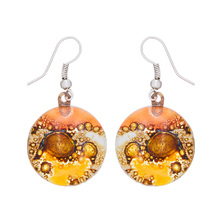 Oranges Round Earrings