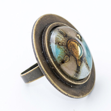 Serenity Round Bronze Ring