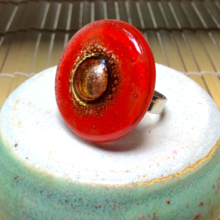 Red Bronze Round Ring