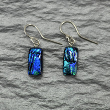 Dichroic Glass Earrings