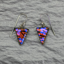 Dichroic Glass Earrings