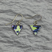 Dichroic Glass Earrings