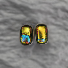 Dichroic Glass Earrings
