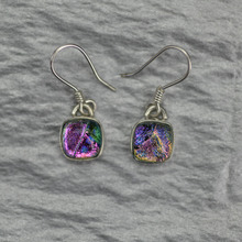 Dichroic Glass Earrings