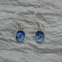 Dichroic Glass Earrings