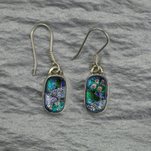 Dichroic Glass Earrings