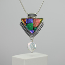 Dichroic Glass Pendant Only