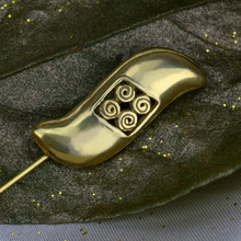 Espiral Narino Precolombino Gold Pin