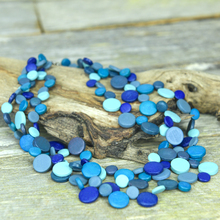 Lazy Blues Smarties 3 Strand Coconut Shell Necklace