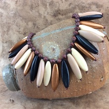 Reina Wooden Necklace