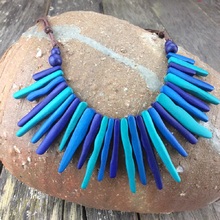 Electric Blues Radiance Necklace
