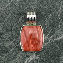 Peruvian Silver Pendant with Spondylus