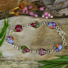 Garden Mexican Flowers Drop Bracelet