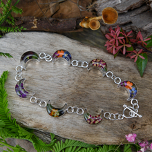 Garden Mexican Flowers Moon Bracelet