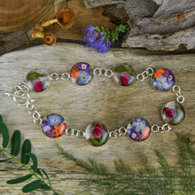 Garden Mexican Flowers Round Bracelet