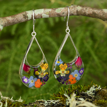 Garden Mexican Flowers Drop Cut Out Earrings