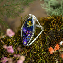 Purple Mexican Flowers Seed Ring