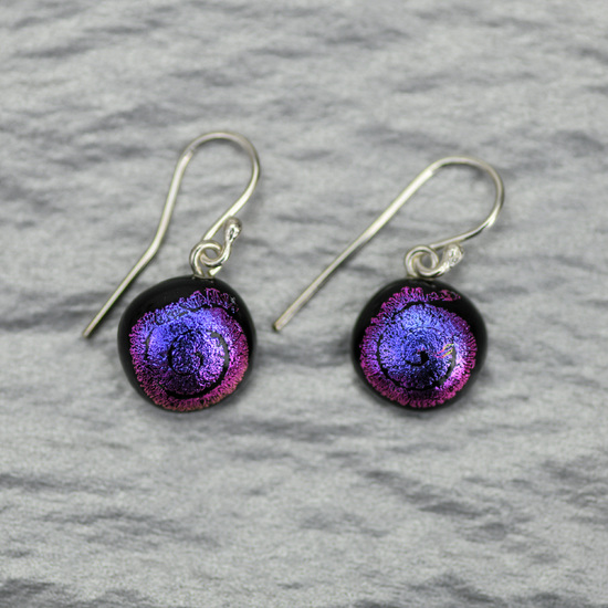 Dichroic Glass Earrings