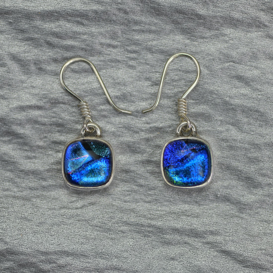 Dichroic Glass Earrings