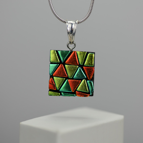 Dichroic Glass Pendant Only