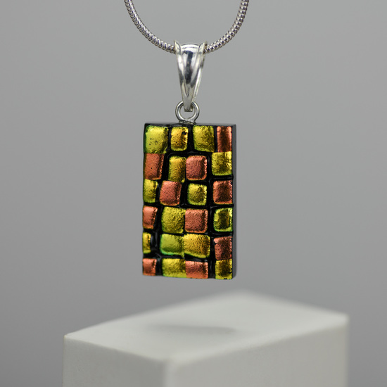 Dichroic Glass Pendant Only