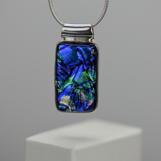 Dichroic Glass Pendant Only