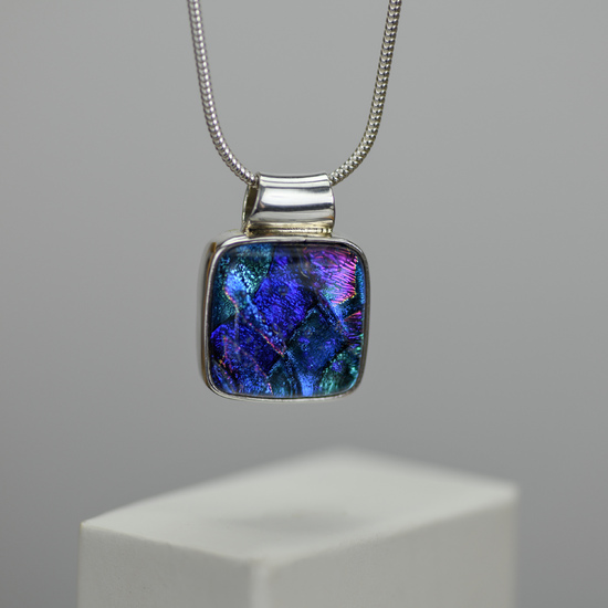 Dichroic Glass Pendant Only