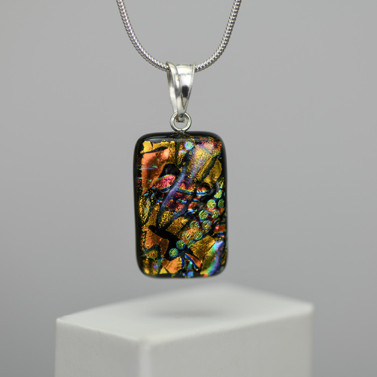 Dichroic Glass Pendant Only
