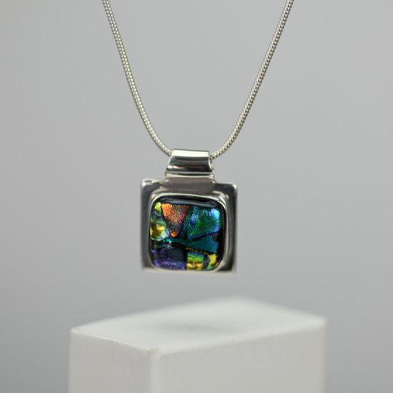 Dichroic Glass Pendant Only