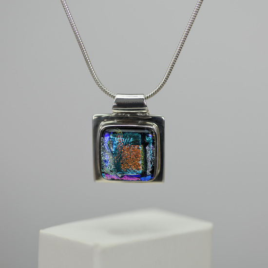 Dichroic Glass Pendant Only