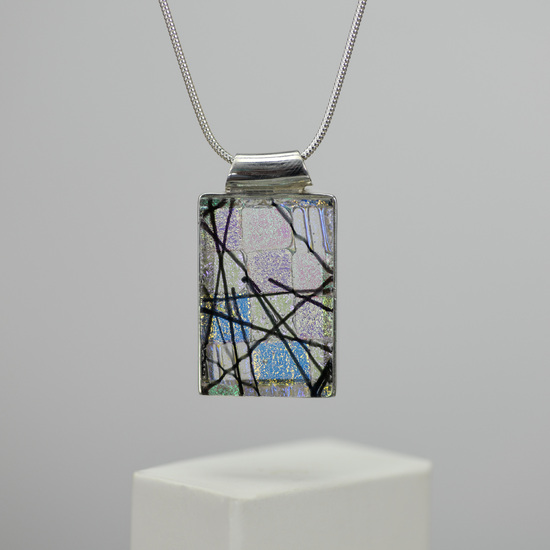 Dichroic Glass Pendant Only