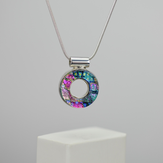 Dichroic Glass Pendant Only