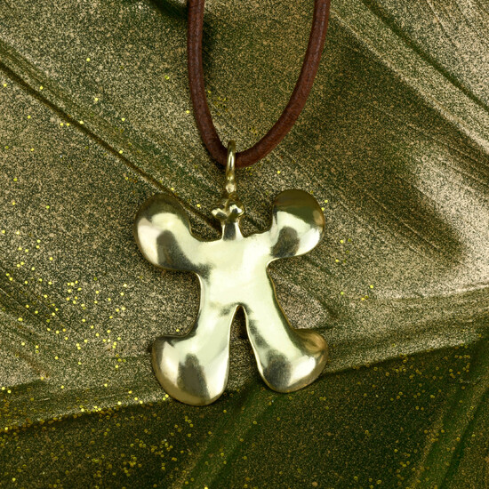 Fantasma Tairona Precolombino Gold Necklace