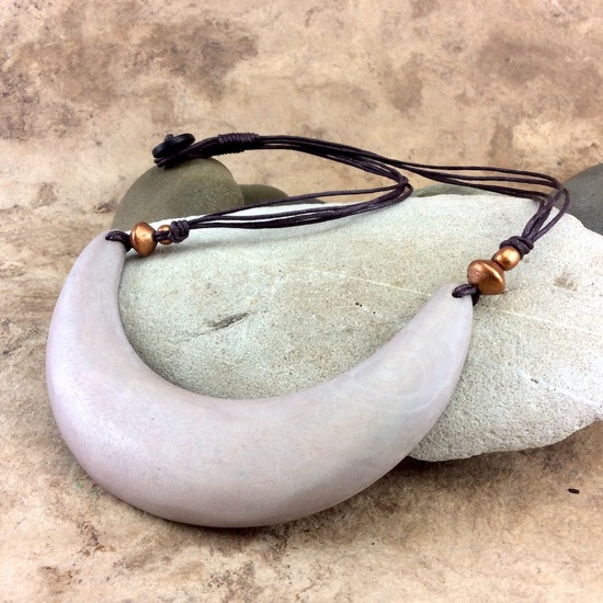 Sand Luna Short Necklace