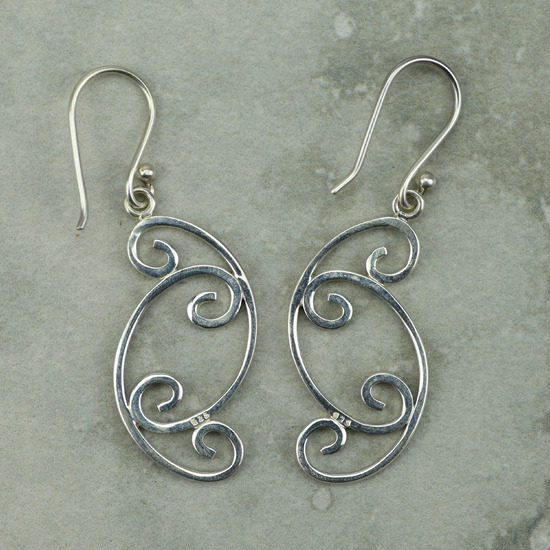 Peruvian Silver Earrings